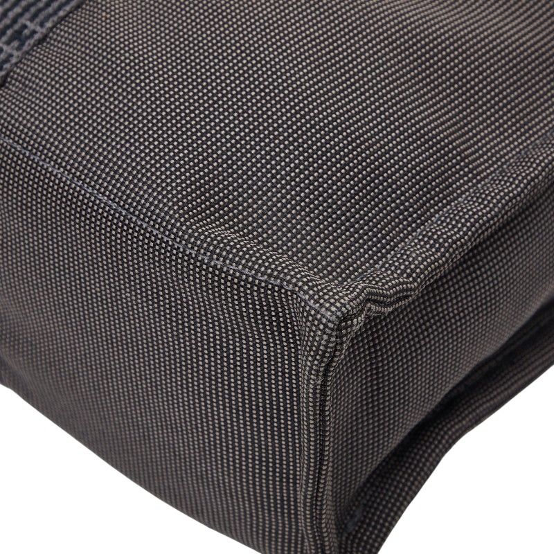 Hermes Her Line MM Tote Gray Canvas — view 4