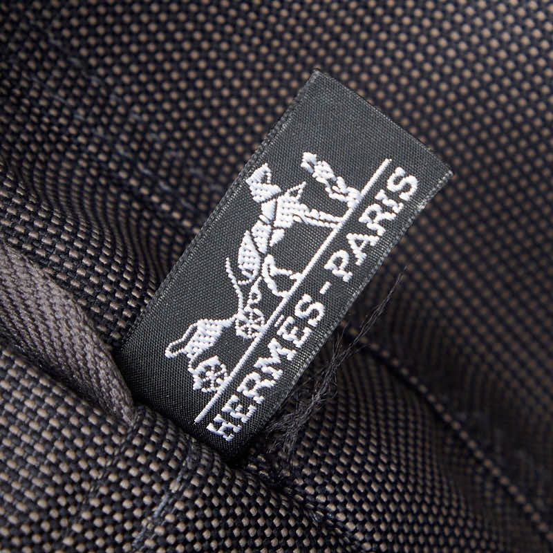 Hermes Her Line MM Tote Gray Canvas — view 9