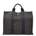 Hermes Her Line MM Tote Gray Canvas