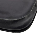 Saint Laurent YSL Logo Shoulder Bag Black Leather — view 6
