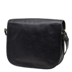 Saint Laurent YSL Logo Shoulder Bag Black Leather — view 2