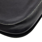 Saint Laurent YSL Logo Shoulder Bag Black Leather — view 7
