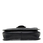 Saint Laurent YSL Logo Shoulder Bag Black Leather — view 3