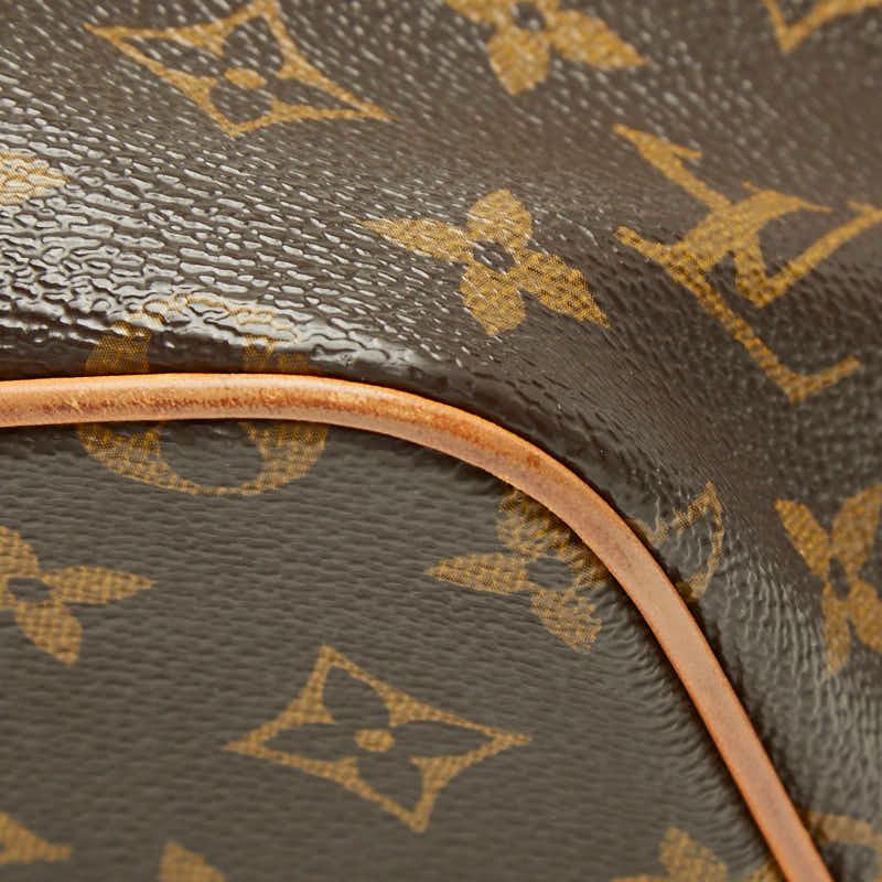 Louis Vuitton Monogram Palermo PM 2-Way Shoulder Bag Brown Leather — view 6