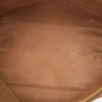 Louis Vuitton Monogram Palermo PM 2-Way Shoulder Bag Brown Leather — view 8