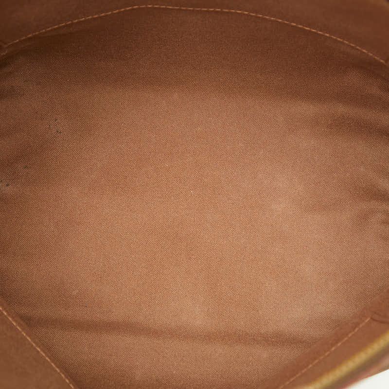 Louis Vuitton Monogram Palermo PM 2-Way Shoulder Bag Brown Leather — view 8