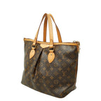 Louis Vuitton Monogram Palermo PM 2-Way Shoulder Bag Brown Leather — view 2