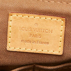 Louis Vuitton Monogram Palermo PM 2-Way Shoulder Bag Brown Leather — view 9