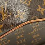 Louis Vuitton Monogram Palermo PM 2-Way Shoulder Bag Brown Leather — view 5