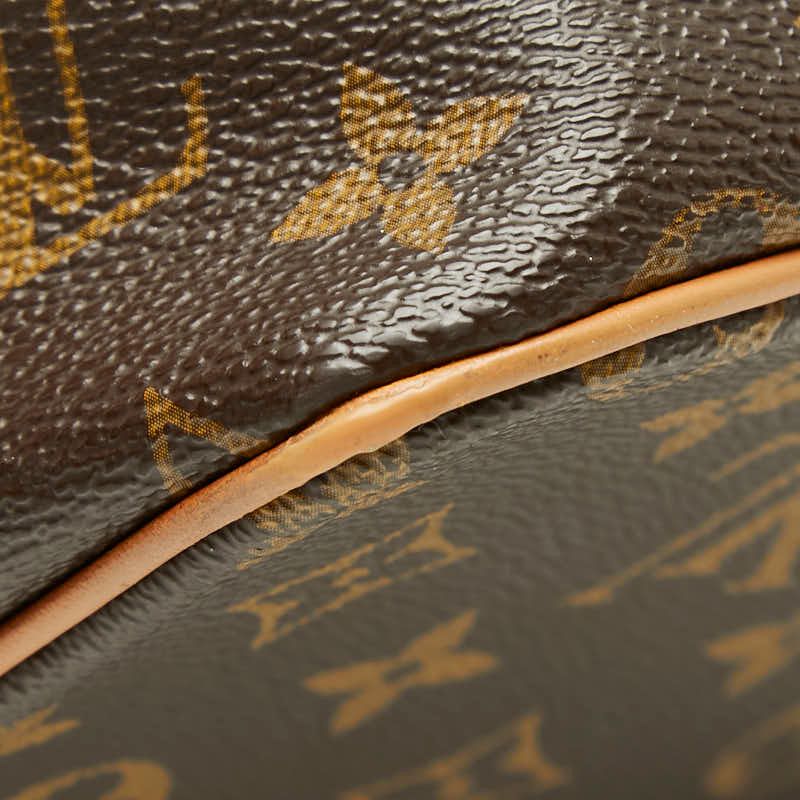 Louis Vuitton Monogram Palermo PM 2-Way Shoulder Bag Brown Leather — view 7