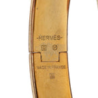 Hermes Click PM Bangle Bracelet Gold Enamel Plated — view 5