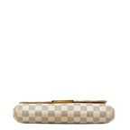 Louis Vuitton Damier Azur Favorite MM Chain Shoulder Bag White Leather — view 3