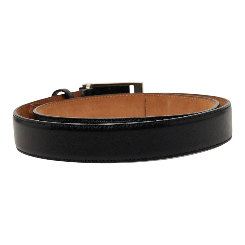 Gucci Interlocking Buckle Belt Black Leather — view 3