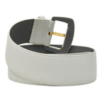 Dior CD Logo Charm Belt White Leather 1- Keychain — view 3