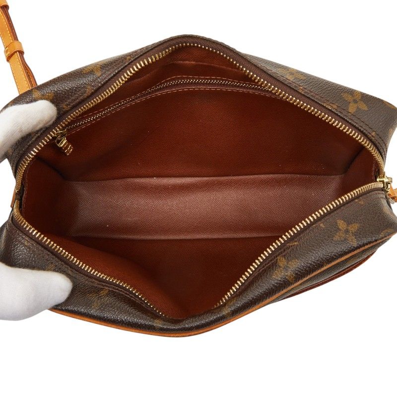 Louis Vuitton Monogram Trocadero 27 Crossbody Shoulder Bag Brown Leather — view 9