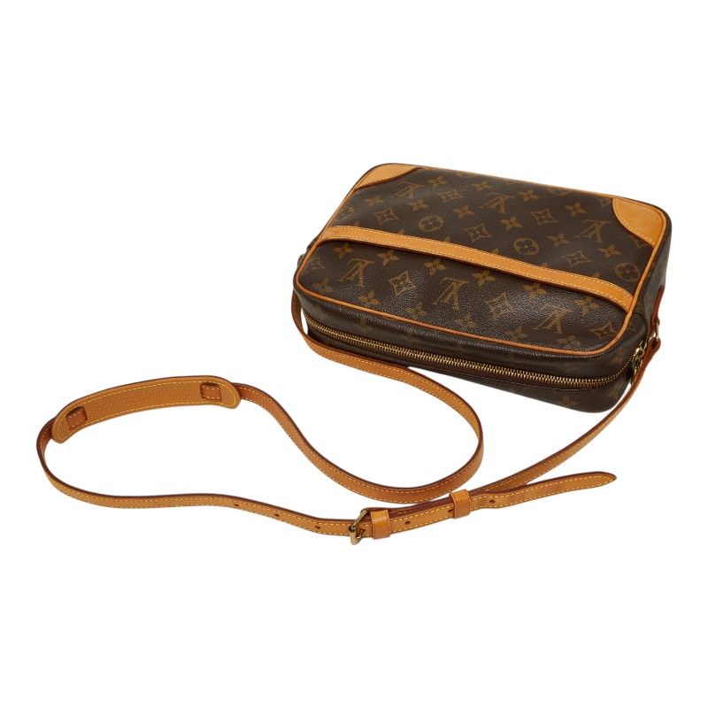 Louis Vuitton Monogram Trocadero 27 Crossbody Shoulder Bag Brown Leather — view 8