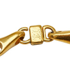 Celine Circle Logo Chain Pendant Gold Plated — view 5