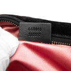 Gucci GG Marmont Crossbody Quilted Shoulder Bag Black Leather Velvet Biju — view 5