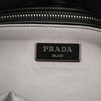 Prada Nappa Bomber Chain Shoulder Bag Black Leather — view 6