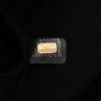 Chanel CC Logo Boy Chain Shoulder Bag Black Brown Leather — view 5