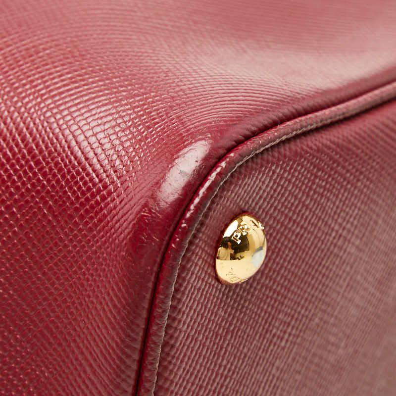 Prada Doubre Tote Red Leather — view 7