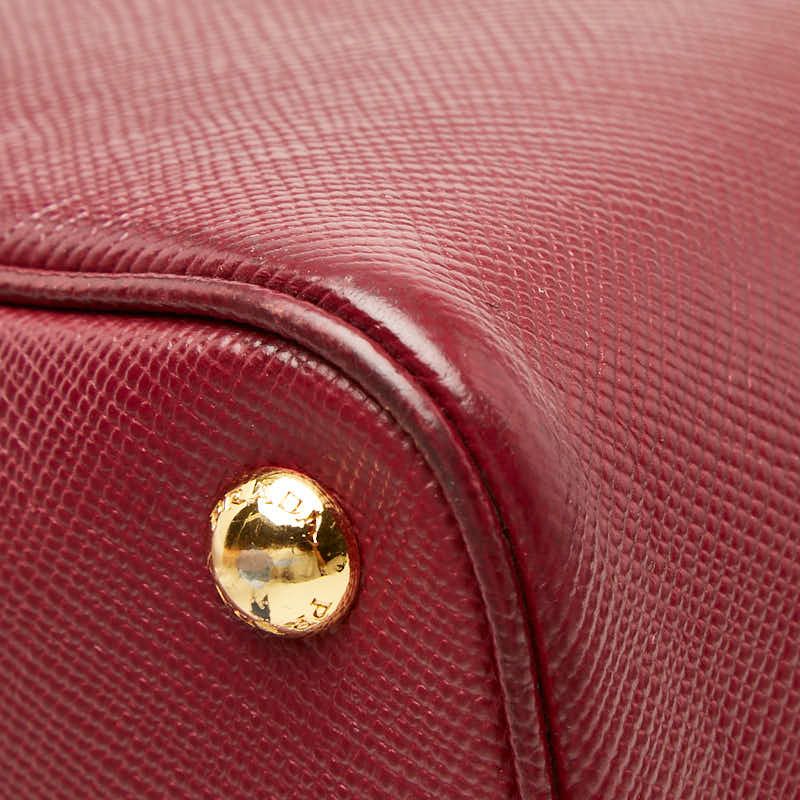 Prada Doubre Tote Red Leather — view 6