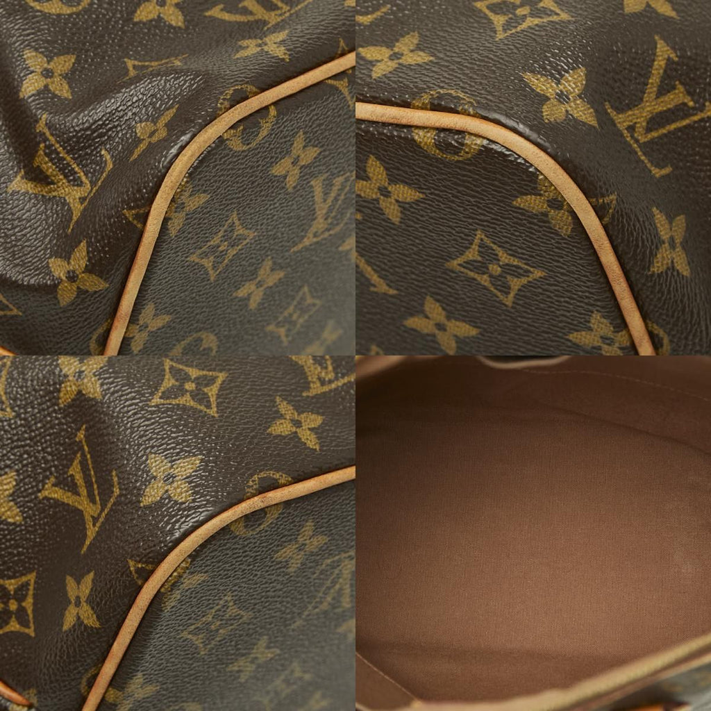 Louis Vuitton Monogram Palermo PM Handbag Brown Leather — view 9
