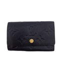 Louis Vuitton Wallet Multicles 6 Leather Noir Monogram Empreinte Key Case Smart