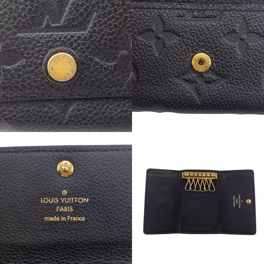 Louis Vuitton Wallet Multicles 6 Leather Noir Monogram Empreinte Key Case Smart — view 7