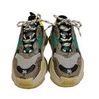Gucci the Hacker Project Maxi GG Supreme Canvas Sneakers Green — view 2