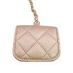 Chanel Airpods Case Chain Pouch Ear Zip Around Quilted Coin — view 5