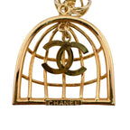 Chanel Birdcage Vintage One Side Only CC Logo Earrings — view 3