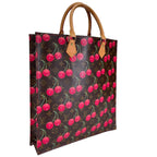 Louis Vuitton Monogram Cherry Sac Plat Handbag Canvas Multicolor — view 3