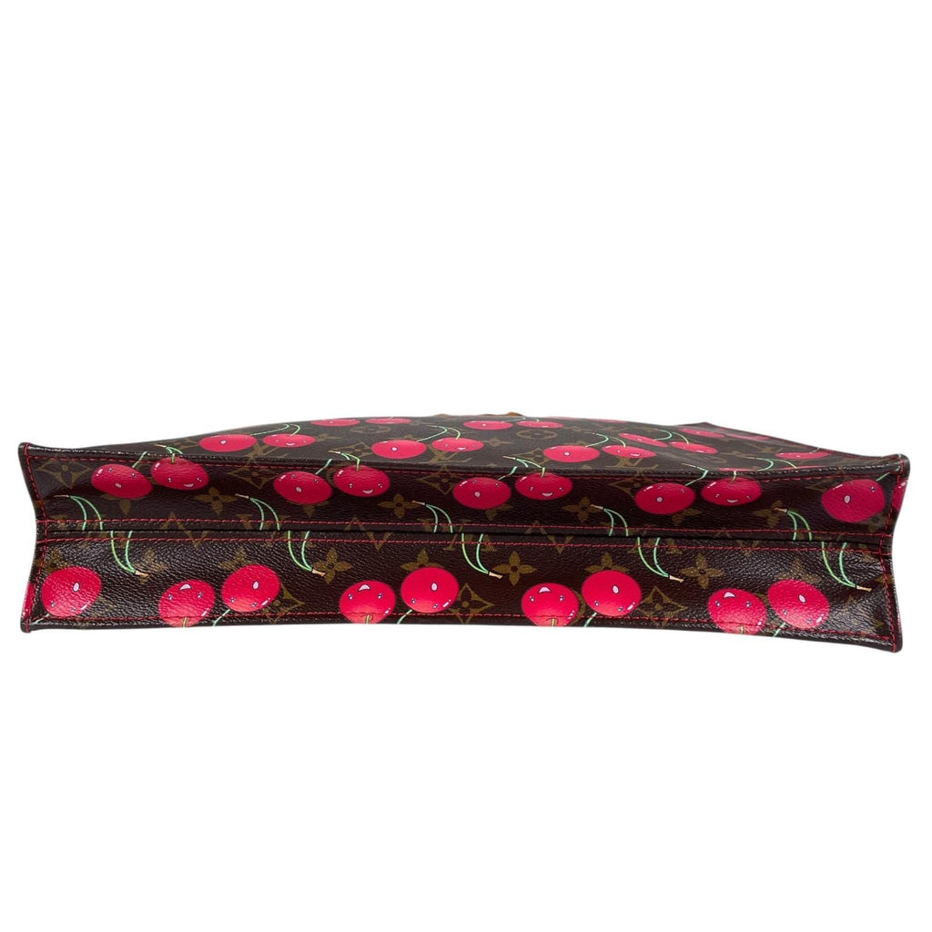 Louis Vuitton Monogram Cherry Sac Plat Handbag Canvas Multicolor — view 4