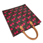 Louis Vuitton Monogram Cherry Sac Plat Handbag Canvas Multicolor — view 5