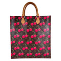 Louis Vuitton Monogram Cherry Sac Plat Handbag Canvas Multicolor