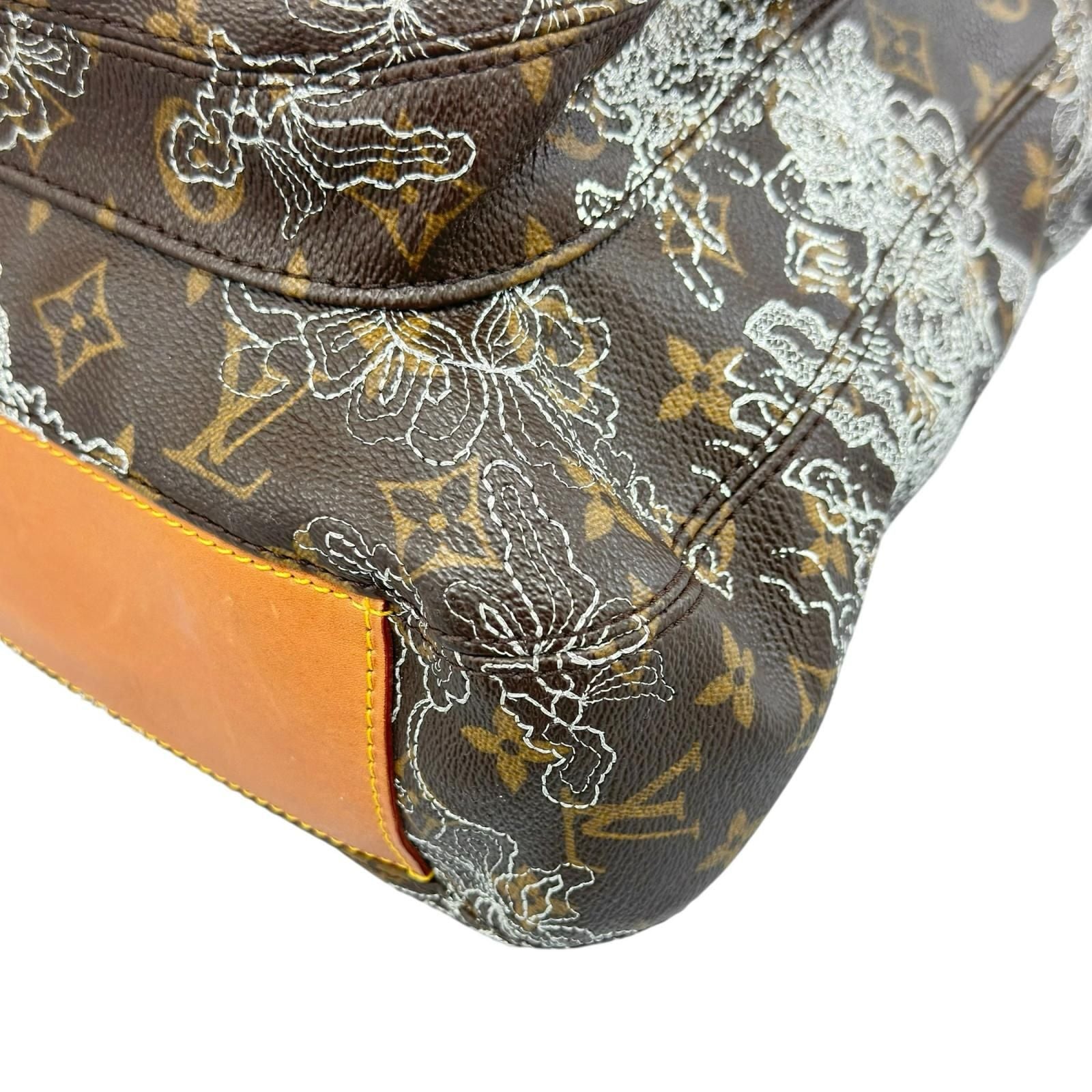 Louis Vuitton Monogram Dantelle Fersen Handbag Brown — view 7