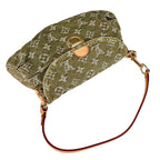 Louis Vuitton Mini Pleaty Handbag Monogram Denim Khaki Limited — view 5
