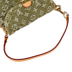 Louis Vuitton Mini Pleaty Handbag Monogram Denim Khaki Limited — view 6