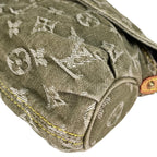 Louis Vuitton Mini Pleaty Handbag Monogram Denim Khaki Limited — view 7