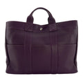 Hermes Fourre Tout MM Tote Bag Togo Raisin Purple