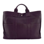 Hermes Fourre Tout MM Tote Bag Togo Raisin Purple