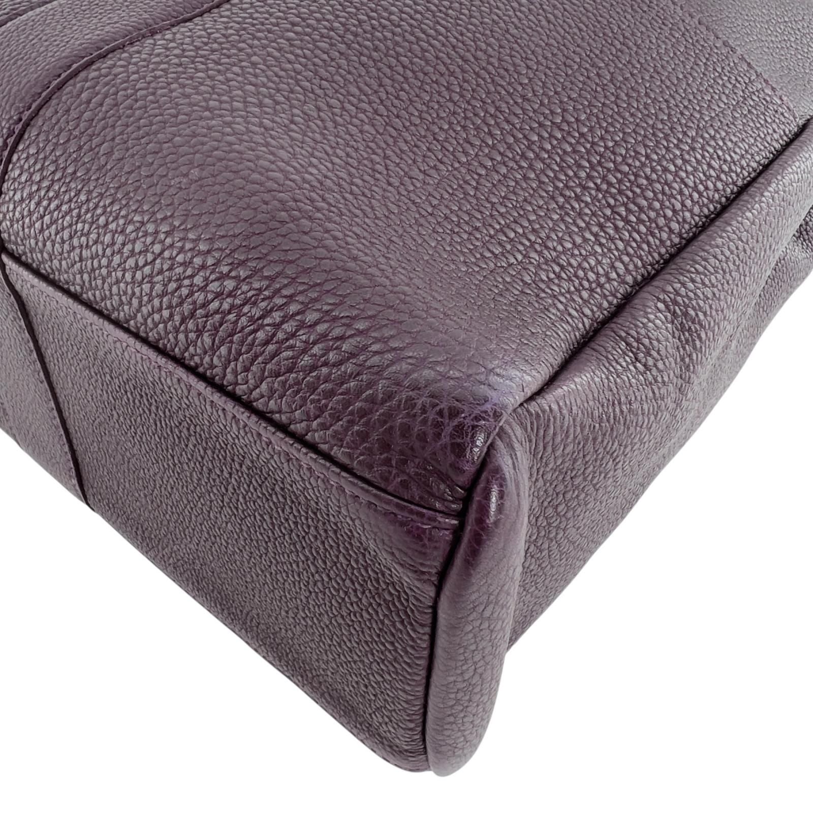 Hermes Fourre Tout MM Tote Bag Togo Raisin Purple — view 7