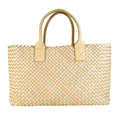 Bottega Veneta Intrecciato Cabas MM Tote Bag Lambskin Multicolor 500 Limited