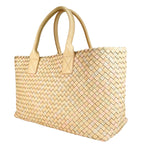 Bottega Veneta Intrecciato Cabas MM Tote Bag Lambskin Multicolor 500 Limited — view 2