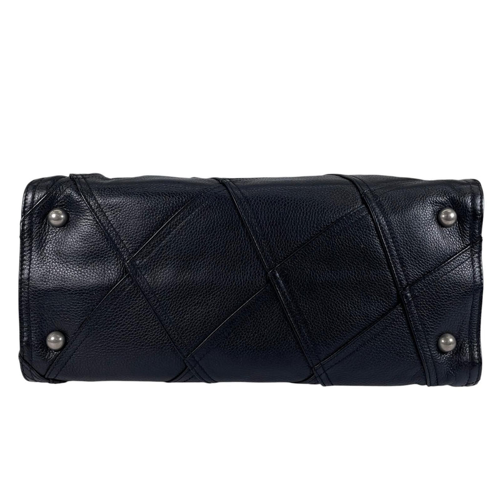 Loewe Amazona 335.76 Handbag Leather Black Jyunya Watanabe Patchwork — view 4