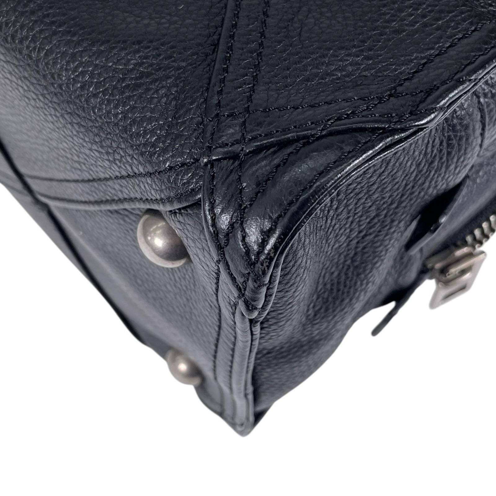 Loewe Amazona 335.76 Handbag Leather Black Jyunya Watanabe Patchwork — view 7