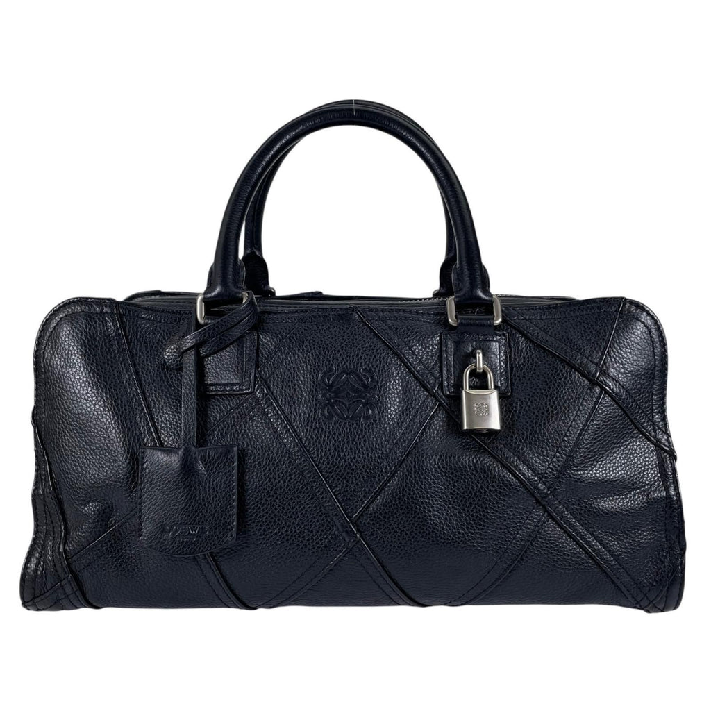 Loewe Amazona 335.76 Handbag Leather Black Jyunya Watanabe Patchwork
