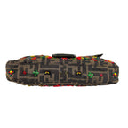 Fendi Mamma Baguette Handbag Nylon Multicolor Zucca Pattern Beads Bijou Exotic — view 4