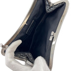 Dior Trotter Saddle Bag Mini Black Gamaguchi Metallic — view 8